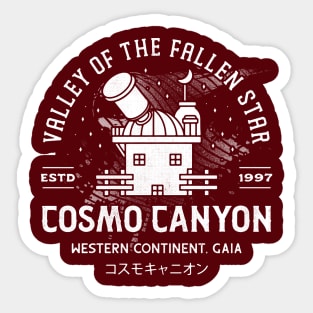 Cosmo Canyon Crest Sticker